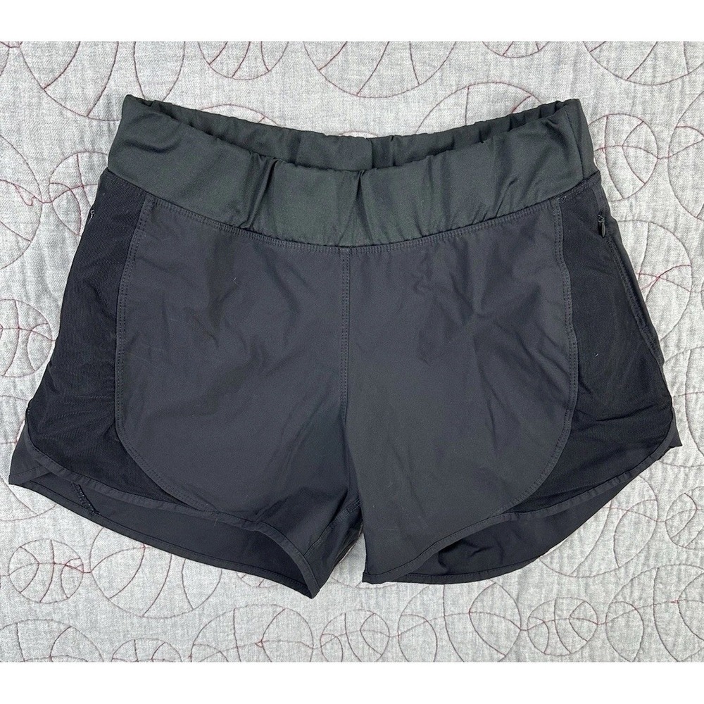 HYLETE Radius Scallop Running Shorts Black Athletic / Women's Small